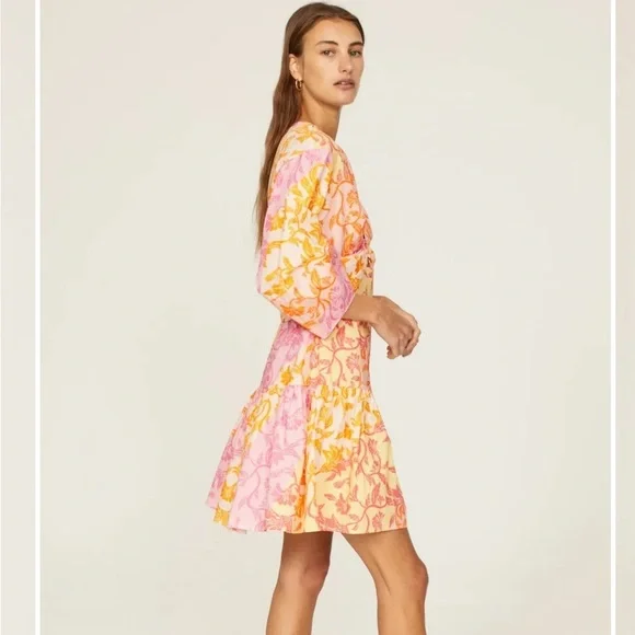 Yellow Cutout Mini Dress" by Derek Lam 10 Crosby - Picture 3 of 13